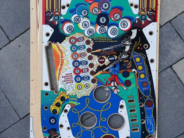 Eight Ball Deluxe Mirco playfield